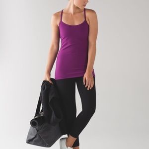 Lululemon Power Y Tank Size 10 Aurora Luon